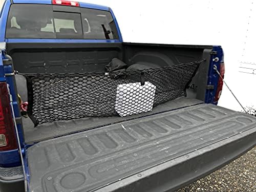 Caminhão de envelope em estilo envelope malha de carga para Dodge Ram 1500 com revestimento de plástico SLT ST SPORT TRX 2011-2018