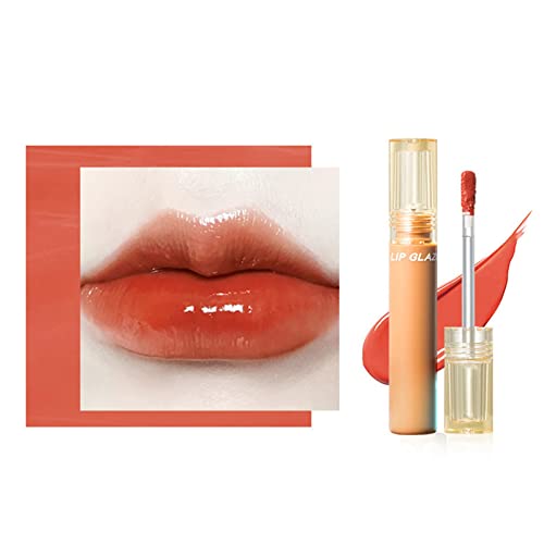 Batom de brilho labial brilhante e não desbotamento e não bastão espelhar água de batom brilhante Lipstick durading Lip Lip Gloss