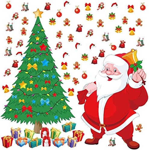 71 peças Boletim de Natal Decorações de árvore de árvore de natal Tree Holiday Board Cutouts de Natal com 100 peças
