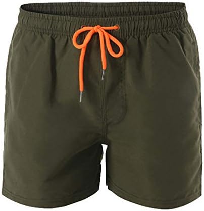 Turncos de natação masculinos shorts de tacos secos rápidos trajes de natação listrados de férias de férias de verão