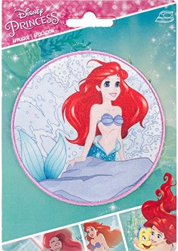 Wrights Disney Princess Iron-on Applique, Ariel