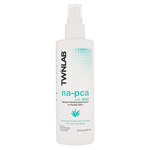 Spray de Na -PCA Twinlab com Aloe Vera - Mébrio e hidratante para a pele seca - 8 fl oz