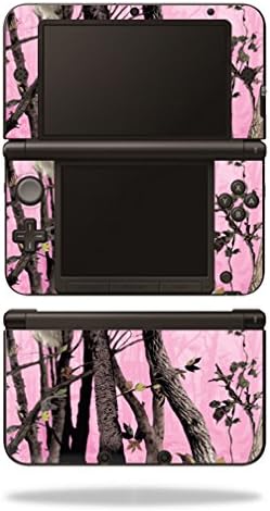 MightySkins Skin Compatível com Nintendo 3DS XL - Camo rosa de árvore | Tampa protetora, durável e exclusiva do encomendamento