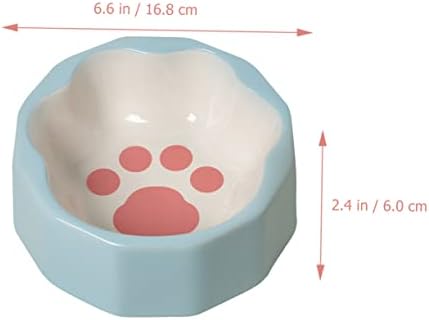 Holibanna Pet Food Bowl Tigela de água de coelho tigela de água Cerâmica tigela de água tigela de água tigela de gato