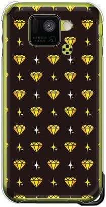 Yesno Diamante Amarelo / Para Aquos Phone ST SH-07D / DOCOMO DSHA7D-PCCL-201-N143