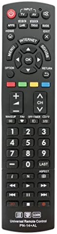 Universal PN-14+Substituição de Controle Remoto Compatível com TV Panasonic N2QAYB000221 N2QAYB000485 N2QAYB000100