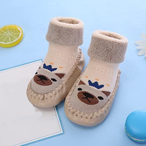 Meninos infantis meninas meias de bebê sapatos de criança sapatos de piso sapatos de piso urso fora roupas de coelho sapatos
