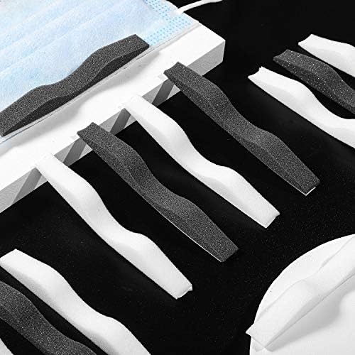 50 peças Microfiber memória espuma Dariz as almofadas anti-fórgicas almofadas de ponte de proteção auto-adesiva Narize lastrear