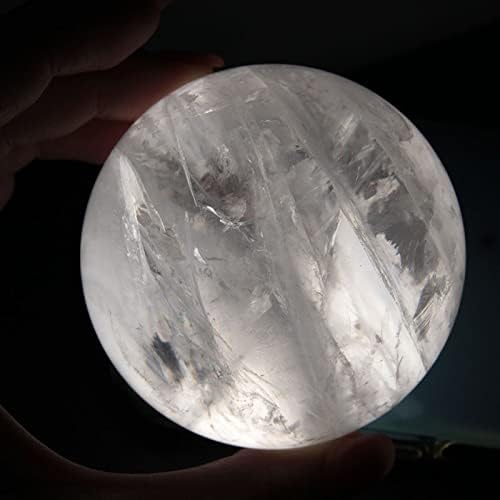 Comimark 1pcs 60mm branco natural clara quartzo cristal sphere bola reiki cura gemedstone home decoração