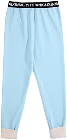 TTAO Kids meninos meninos calças térmicas de compressão Baselayer esportes calças calças quentes de calças de ioga