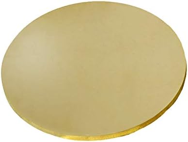 Placa redonda de bronze Goonsds estampagem em branco redonda sem orifícios para acessórios pendentes espessura de 3 mm de