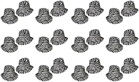 Beistle 88283 25 peças impressão de zebra hi-chapé
