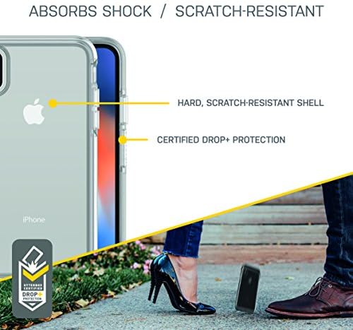 OtterBox Symmetry Clear Series Case para iPhone XS & iPhone X - Policarbonato de borracha sintética - embalagem de varejo - Easy