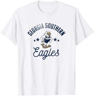 T-shirt de logotipo da Universidade do Sul da Geórgia
