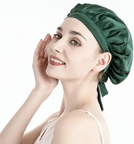 B ＆ C． Soom Capto de cetim Chapéu de seda para cabelos Caps de quimioterapia de perda de cabelo para mulheres