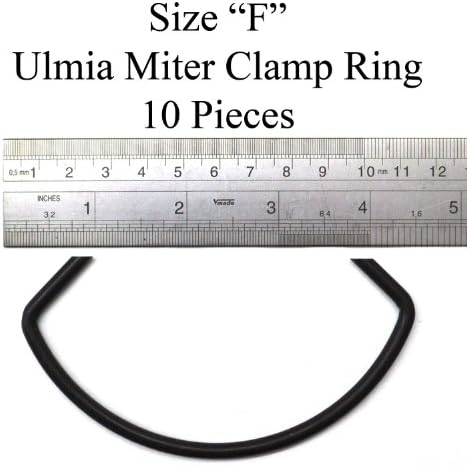 Ulmia f tamanho de mitra anel de 10 pacote