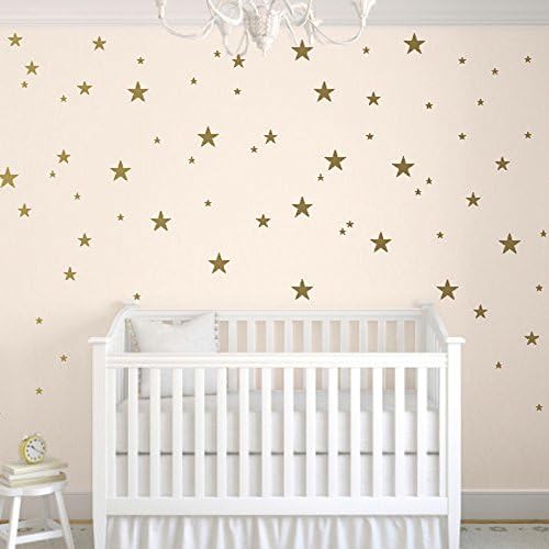 Toarti Stars Decalques de parede adesivos de parede decoração removível de casa fácil de descascar paredes pintadas