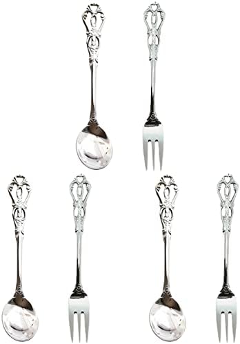 Bestonzon 3Sets Supplies Mirror and Home Spoon | Sopa Demitasse decoração de casamento Restaurante Tea Metal Food Utensils