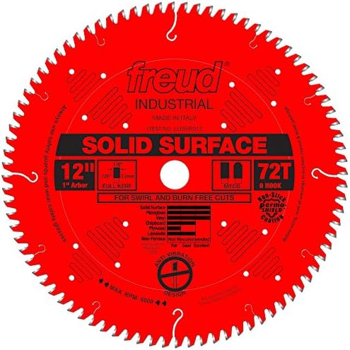 Freud Lu95M010: lâmina de superfície sólida de 10 x 72t