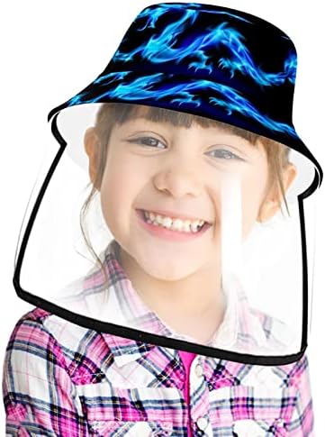 Chapéu de proteção para adultos com escudo facial, chapéu de pescador Anti Sun Cap, Arte de penas de apanhador de sonho