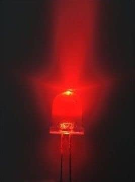 50pcs 8mm 2pin LED LED RED ROUND LED