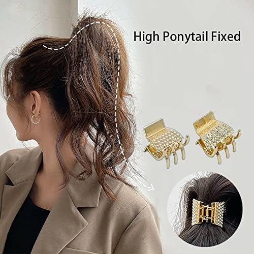 BYBYCD High Ponytailel de rabo de cavalo puro metal clipe de cabelo mini gancho de cabelo coreano clipe de cabelo fêmea acessórios