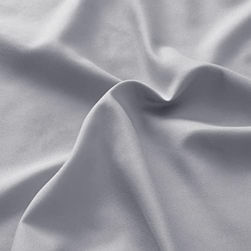 Espaços de conforto Conjunto de microfibras de 14 de bolso profundo, resistente a rugas em toda a folha de cama elástica
