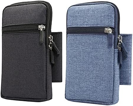 Guangming - Saco de cinto de correia para celular de 1 peça Bolsa de cintura de 6,3 polegadas Bolsa de cinto de telefone celular