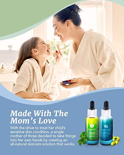 Le Clairer hidratante soro facial + rolo de massagem de jade, 2% de ácido hialurônico, vegano, sem crueldade, óleos essenciais
