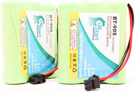 2 Pacote - Substituição para Sanyo Ges -PCF02 Bateria - Compatível com a bateria do telefone sem fio Sanyo