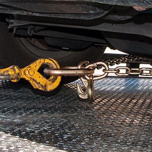 JOHNSTOWN Towing Chain Bridle com 15 polegadas J Hooks - Cadeia de grau 70 - 47 polegadas de comprimento - 4.700 libras de