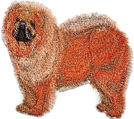 Incrível retratos de cães personalizados [Chowchow] Ferro bordado ON/CAW Patch [4,5 x 4] Feito nos EUA]
