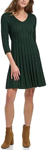 Jessica Howard Fit & Flare Soft ¾ Sleeve Short Dress