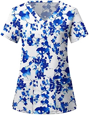 Scrubs for Women, Floral Graphic-deco