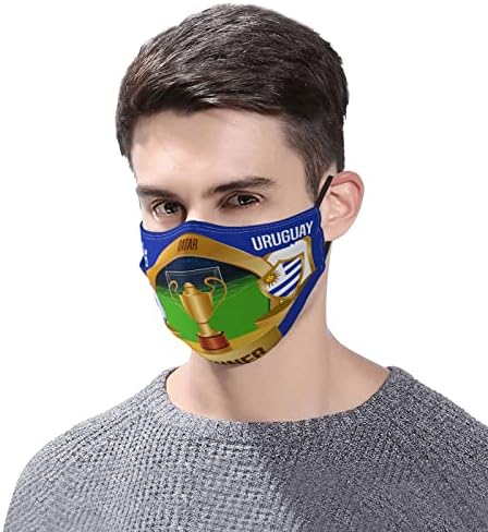 Máscara de pano reutilizável do vencedor do vencedor do Uruguai Zaltas protege sua boca e rosto do pó, frio, sujeira, pólen, alergias
