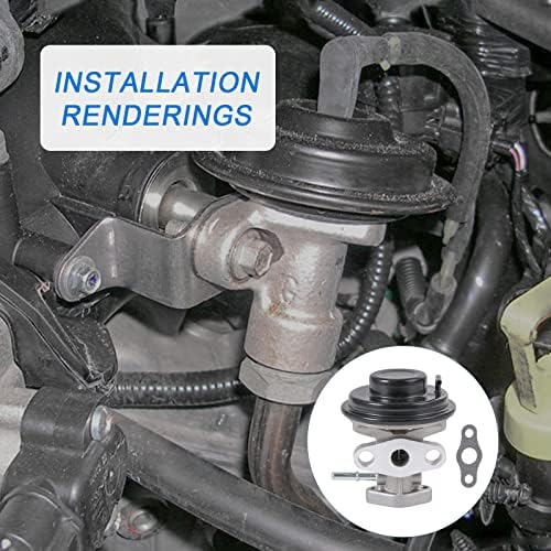 RadHlbniu EGR Válvula de recirculação de gases de escape com junta compatível com Toyota Camry 1997-2001, RAV4 1998-2000,