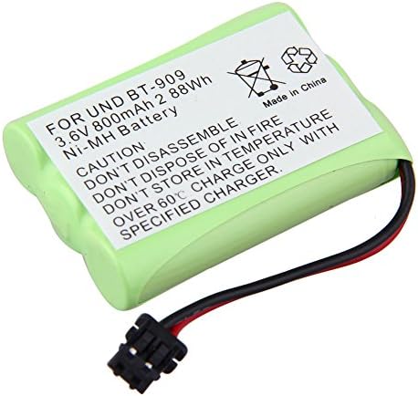 Mifxin 3.6V 800mAh 3 AAA NI-MH Bateria de substituição de telefone para casa sem fio para UNIDEN BT-1001 BT-1004