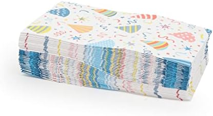 Juvale Confetti Design Birthday Party Favor Goodie Bags for Kids - 36 pacote de sacolas divertidas e festivas para favores de festa