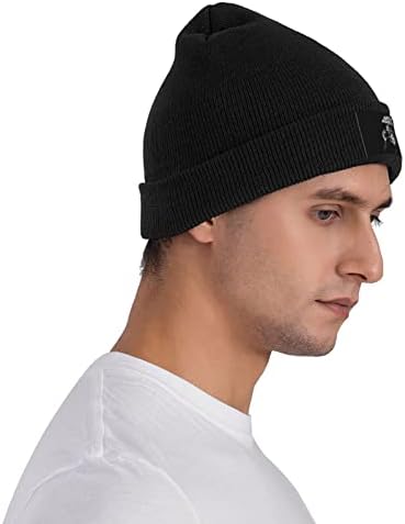 Gorrosas chapéu masculino casual chapéu de chapéu de novidade Caps de crânio unissex de malha de inverno