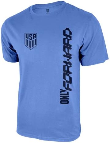 Icon Sports Federação de futebol dos EUA USMNT T-shirt de logotipo adulto