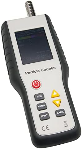 Contador de partículas de qualidade de qualidade do ar, alta sensibilidade PM0.3/2.5/10 Detector Analisador de ar de partículas