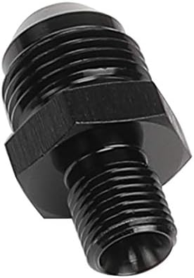 Desempenho CA Desempenho preto Anodizado alumínio reto Male flare -6 Adapador de ajuste de combustível de rosca métrica para M18x1.5