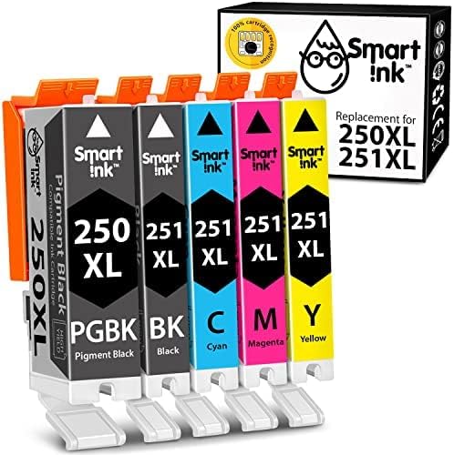 Smart Ink Compatível com tinta Substituição do cartucho de tinta para Canon Pixma PGI-2550xl Cli-251xl PGI 250 CLI 251