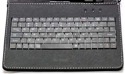 Caixa do teclado preto da Navitech compatível com o tablet Lenovo Tab 4 x 704f 10,1 polegadas