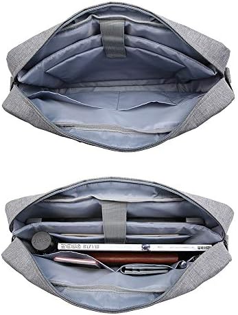 Bolsa de laptop de 15,6 polegadas, pasta para o laptop de viagens Crossbody Bag Strap, Base Mensageiro de Business