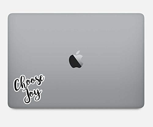 Escolha Joy Sticker Inspirational Quotes Stickers - Adesivos para laptop - Decalque de vinil de 2,5 polegadas - laptop,