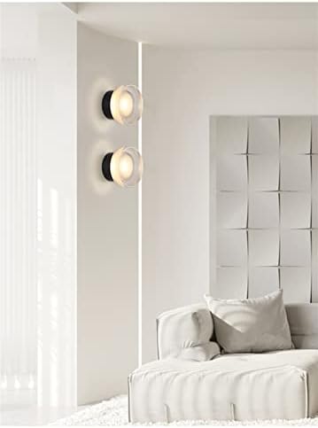 Zhuhw designer espanhol vidro lâmpada de parede led de parede simples iluminação corredor de fundo de fundo de cama de