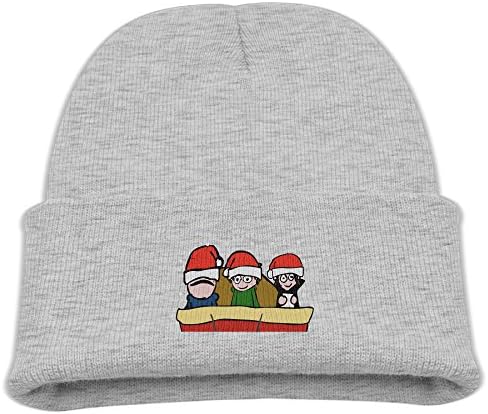 McKeng Eddsworld Edd Christmas Girls elaliados Banco de chapéu de inverno preto