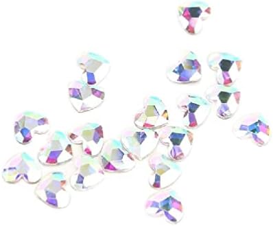 Gemas de cristal de coração stromestone chapas chapas de coração stromestones para o dia dos namorados suprimentos