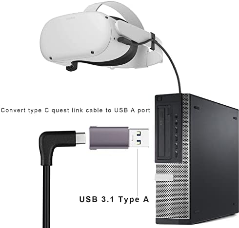 Qces 10gbps USB C fêmea de fêmea para USB Adaptador masculino 2, USB 3.1 Gen2 para USB C Adaptador de transferência de dados